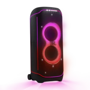 JBL PartyBox Ultimate with vibrant Dolby Atmos light show